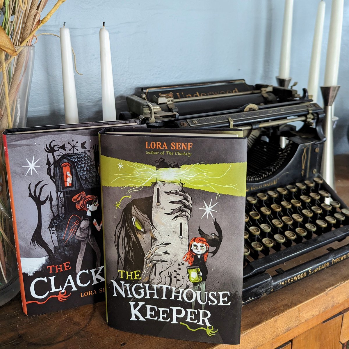 I just learned that this summer THE NIGHTHOUSE KEEPER went into a second printing and THE CLACKITY went into a fourth for hardcover and a fifth for paperback! Thank you from my whole heart to everyone who reads, reviews, and recommends my books. It means more than I can say. 🖤