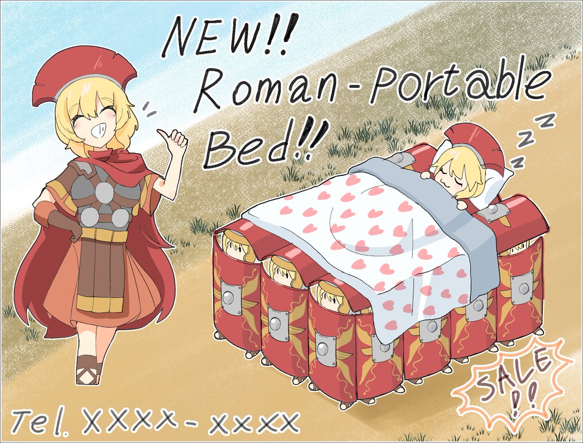 ๋ฅ๋น์ด(Ryu Byee)๐ (@ryu_workplace) on Twitter photo Centurii-chan's Roman style portable bed!๐๏ธ
Cozy and comfortable.
(Just doodle not for sale)
Centurii chan <a href="/CenturiiC/">centurii-chan</a> Centurii-chan's Roman style portable bed!๐๏ธ
Cozy and comfortable.
(Just doodle not for sale)
Centurii chan <a href="/CenturiiC/">centurii-chan</a>