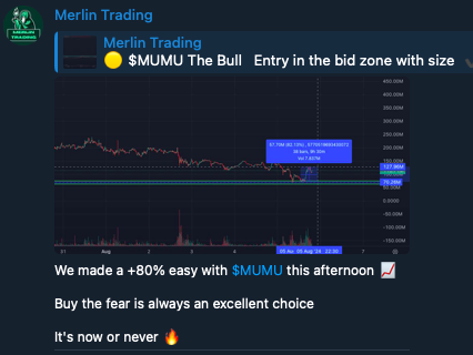 Just in 2 hours 

✅we made X7 in <a href="/Merlin4trading/">Merlin Trading</a> 
✅ we made a +80% in <a href="/Merlin4trading/">Merlin Trading</a> 

Don't hesitate to come in our private group