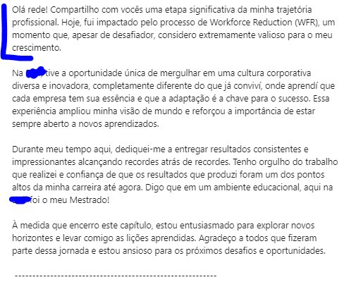 nonoinvestidor's tweet photo. “Demissão” virou “Work Force Reduction”. 

O LINKEDIN PRECISA ACABAR!!!!!!!!!!!!!!!!! https://t.co/ReSe05fHUy