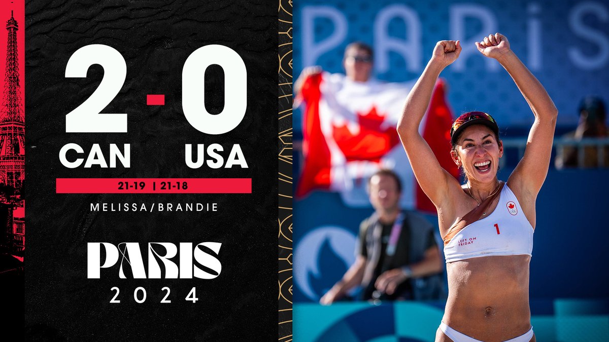 #Paris2024 #BeachVolleyball #Roundof16 #TeamCanada 🇨🇦 🙌🏽
🔗 bit.ly/46DYxGv
