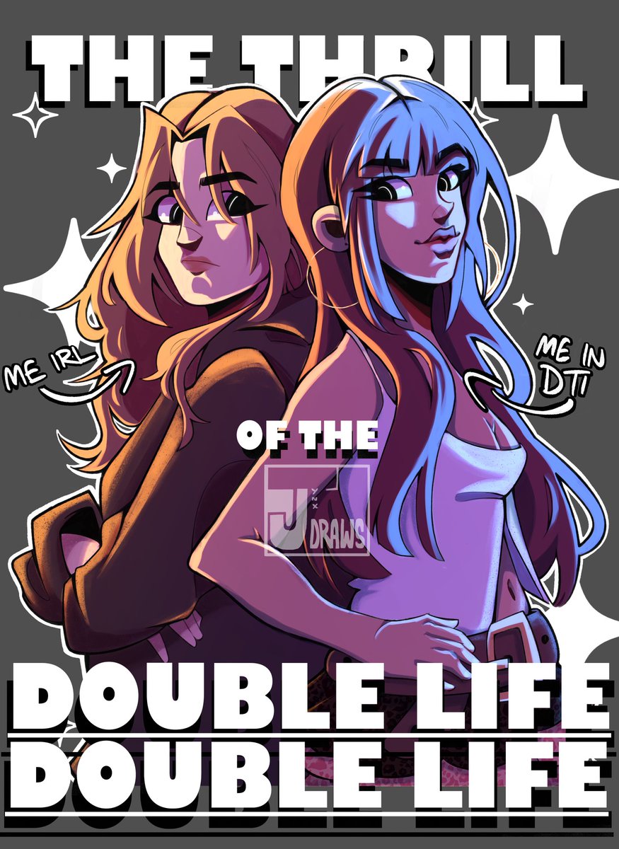 Jynxdrawsstuff's tweet photo. RARRGH it's done! My take on the despicable me "Double Life" trend
#arttwt #artmoots #atttrend #DespicableMe4 #doublelife #CSP #DressToImpress https://t.co/W7qO9yt5JB