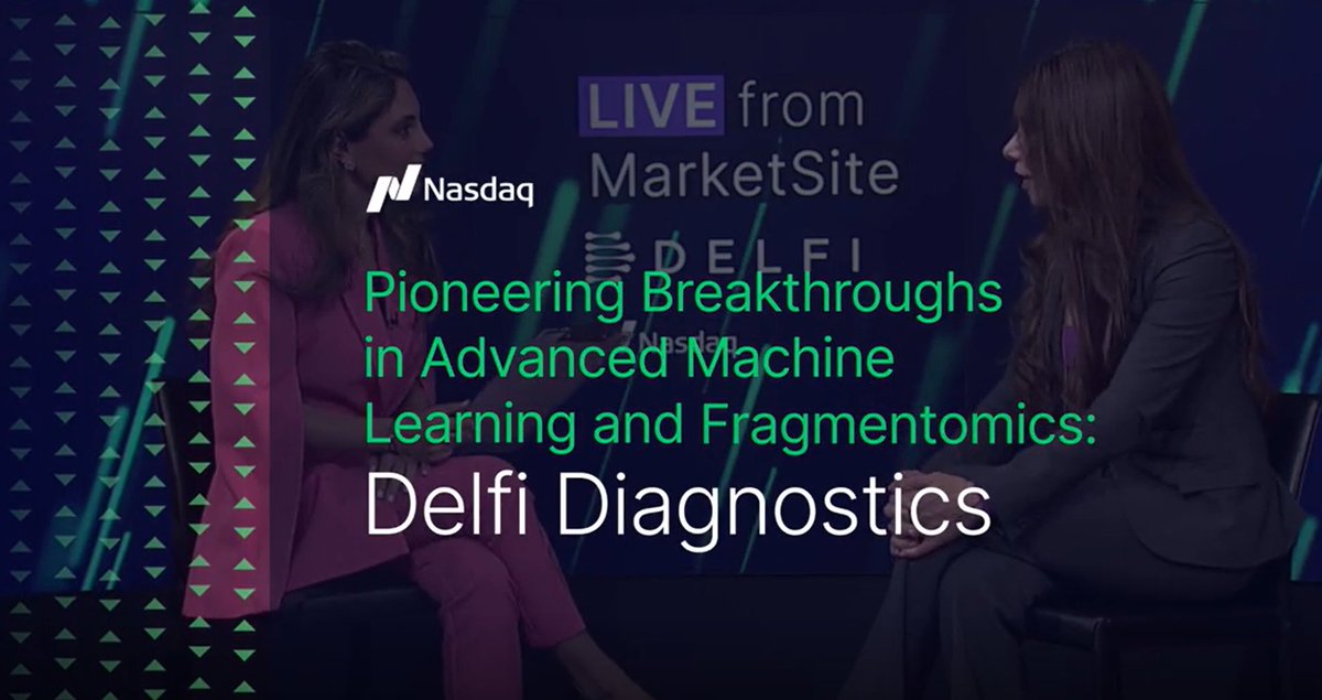 illuminaventure's tweet image. Susan Tousi, CEO of Ilumina Ventures portfolio company @DELFIDiagnostic recently spoke with @Nasdaq to discuss #fragmentomics and its application in DELFI&apos;s blood-based FirstLook Test for enhancing #LungCancer screening. 

See the full interview here: nasdaq.com/videos/delfi-d…