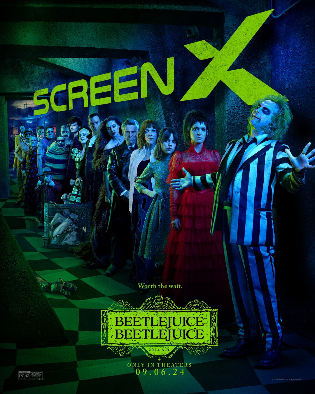 Beetlejuice Beetlejuice ScreenX poster 