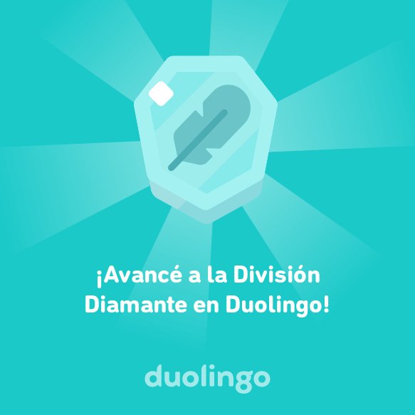 MrRoberDevelop's tweet photo. ¡Avancé a la División Diamante en Duolingo! https://t.co/wMjmLxixLA