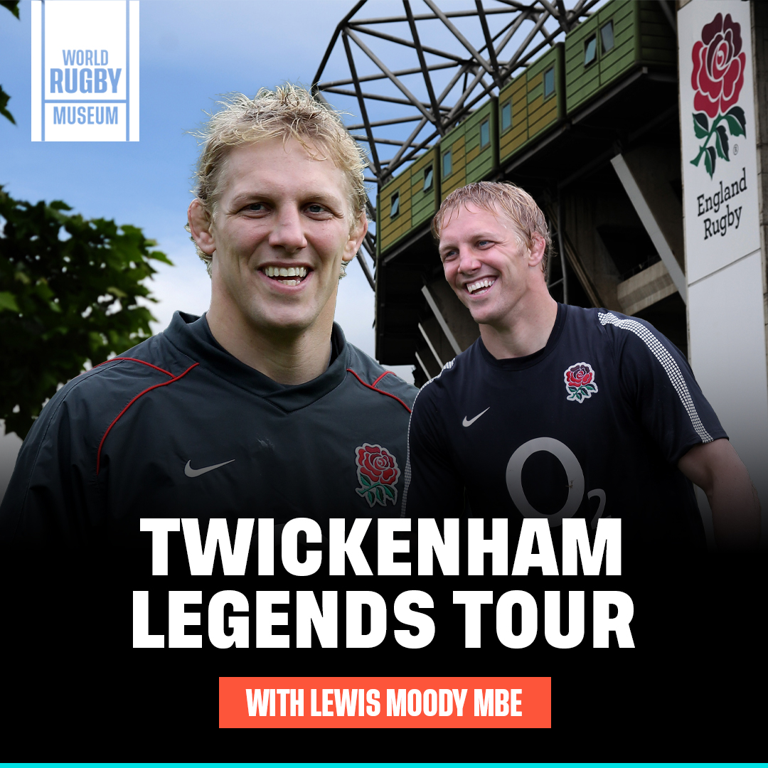 World Rugby Museum (@wrugbymuseum) on Twitter photo ๐จ New Legends Tour Alert ๐จ
Back by popular demand, we're delighted to announce a new tour date with <a href="/EnglandRugby/">England Rugby</a> legend, <a href="/LewisMoody7/">Lewis Moody</a> ๐น๐๏ธ
Join Lewis on Saturday 31 August โก๏ธ bit.ly/3MdnUpv
#stadiumtour #lewismoody #englandrugby ๐จ New Legends Tour Alert ๐จ
Back by popular demand, we're delighted to announce a new tour date with <a href="/EnglandRugby/">England Rugby</a> legend, <a href="/LewisMoody7/">Lewis Moody</a> ๐น๐๏ธ
Join Lewis on Saturday 31 August โก๏ธ bit.ly/3MdnUpv
#stadiumtour #lewismoody #englandrugby