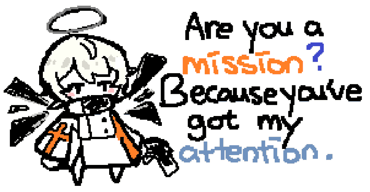 Foisaroon's tweet photo. Making a bunch of arknights ms paint pickup line doodles everyday!                

Day 29: Executor https://t.co/ohE5VMEEJC