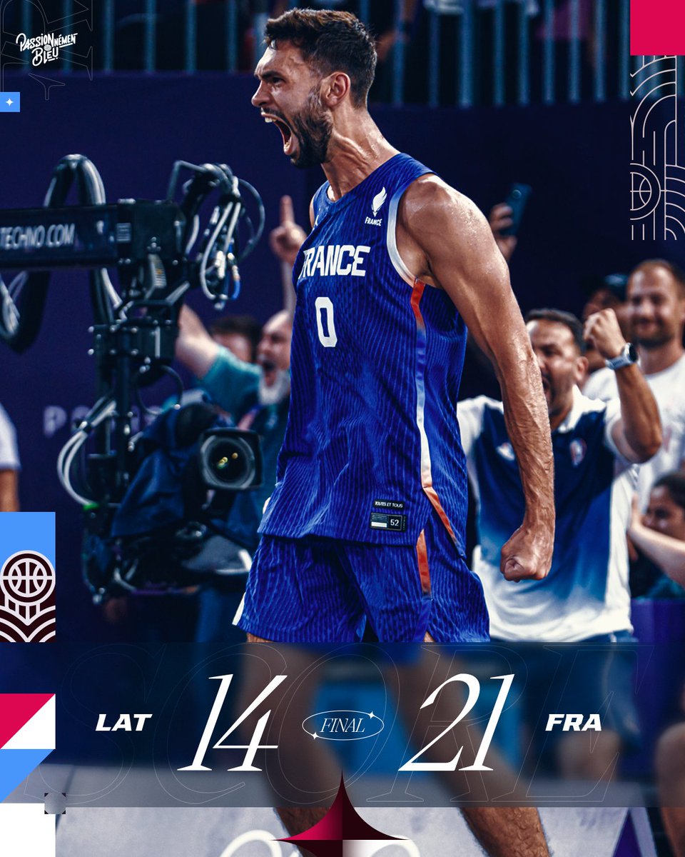 LA FRANCE EST EN FINALE DES JEUX OLYMPIQUES 💙🤯

Les Bleus éliminent les champions olympiques en titre et joueront l'or face aux Pays-Bas à 22h30 ⚔️

#Paris2024 | <a href="/EquipeFRA/">Equipe France</a> 🇨🇵