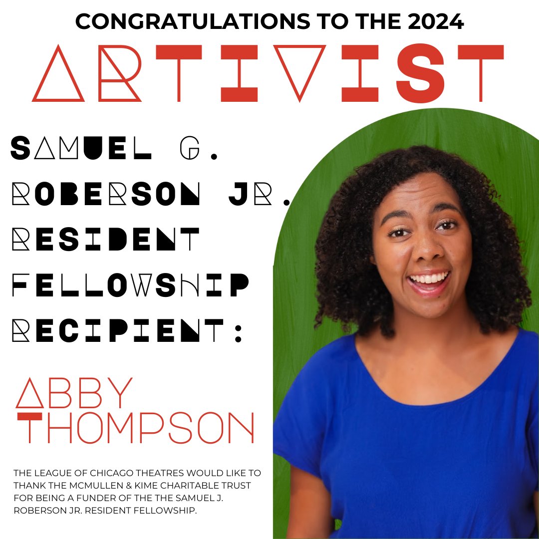 ChicagoPlays's tweet photo. Congrats to Sam G. Roberson Jr. Fellowship recipient, Abby Thompson!
We are so excited to see the collaboration between Thompson and Filament Theatre for the production of Alex in Windyland! 

Read More at: https://t.co/WN0DxtsW7A https://t.co/iu8t9h6AVI