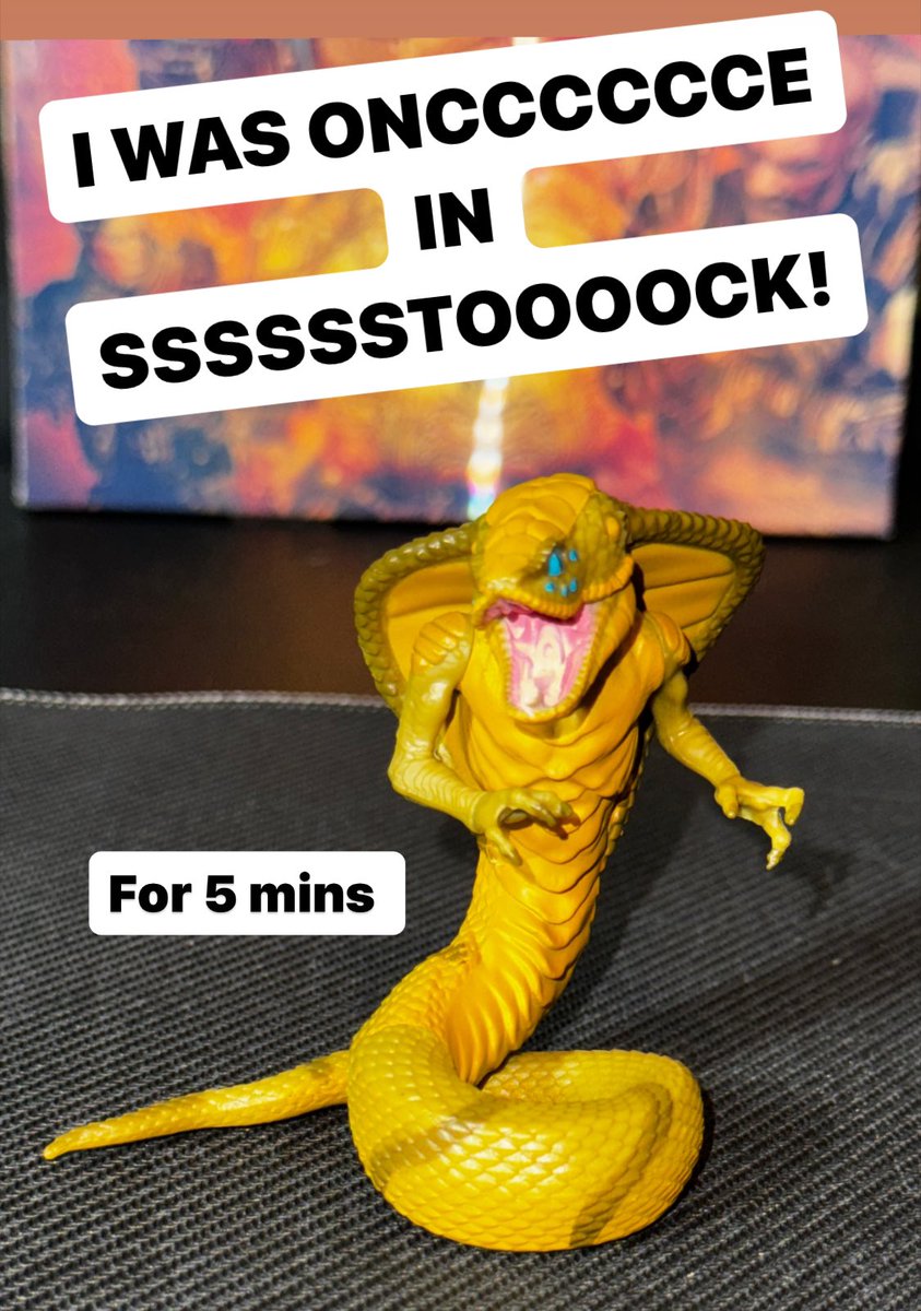 Kenzos_Creation's tweet photo. And just like that. “Once a Man” Cobra Commander is sold out. @HasbroPulse #onceaman #CobraCommander https://t.co/LZ2vJZ0ZfV