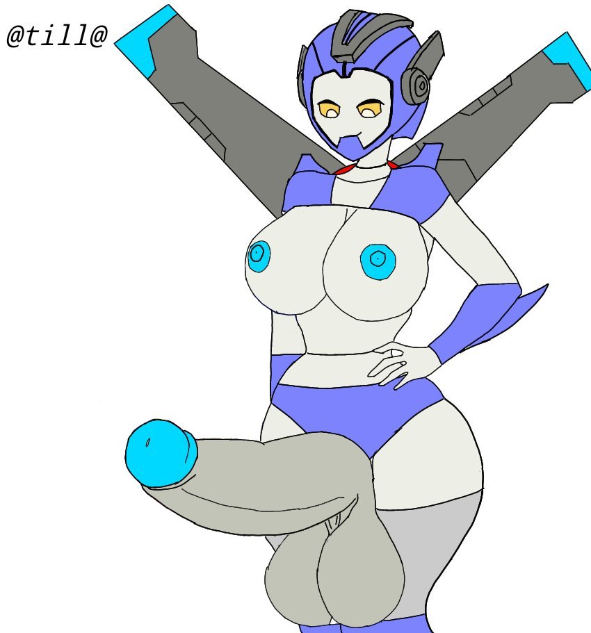 *wouls spoon him as her huge robo duck slides between his thighs*