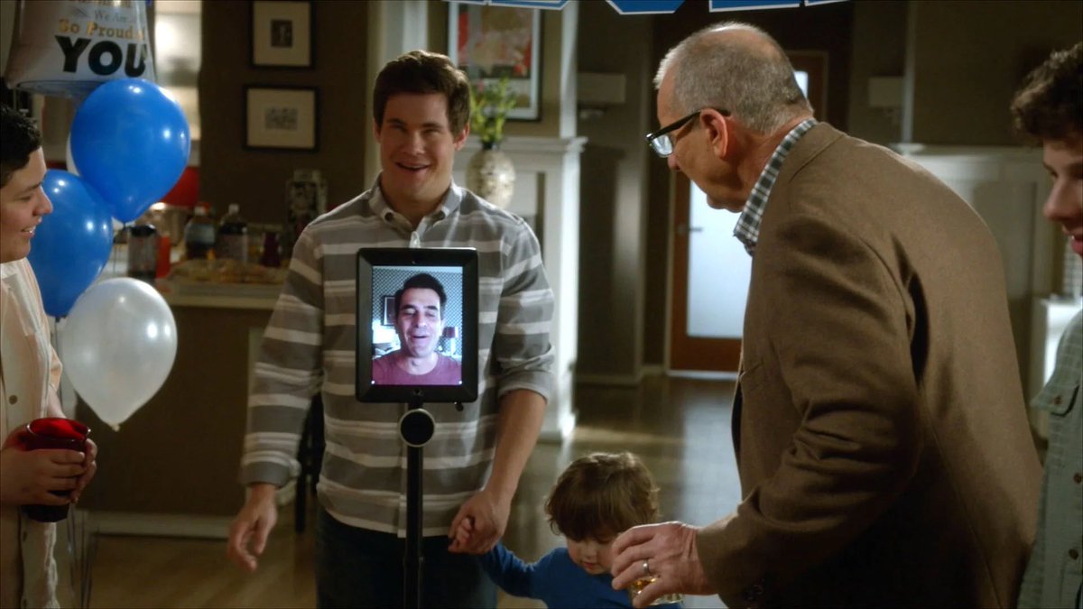 Is anyone working on a consumer robot with a 360 camera and robot arms you can control from a VR headset?  My American extended family is having a barbecue and I’d love to be telepresent like this.