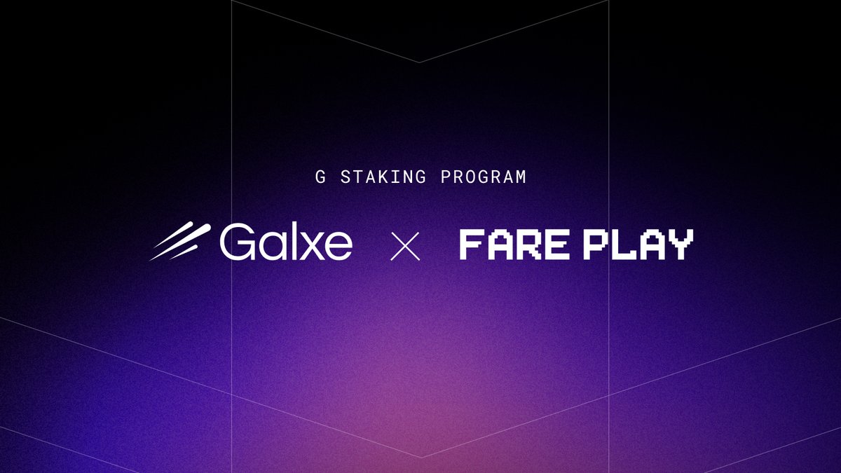 Join us in welcoming <a href="/fareplayio/">Fareplay (🔥, 🌿)</a> to the G Staking program 🌀

Fareplay is a web3 casino that decentralizes the house and enables users to gamble permissionlessly with self custody and verified randomness.

g.xyz/staking