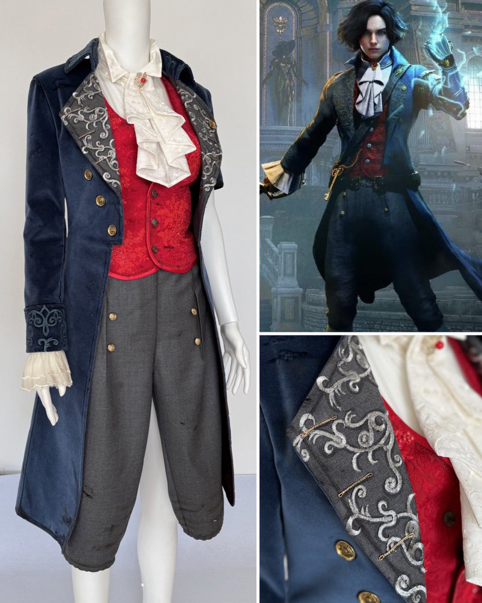 Pinocchio costume, from Lies of P, I recently finished ✨ I used velvet for the coat, has such a nice texture 🥹

#cosplaycommission #LiesofP #liesofpcosplay