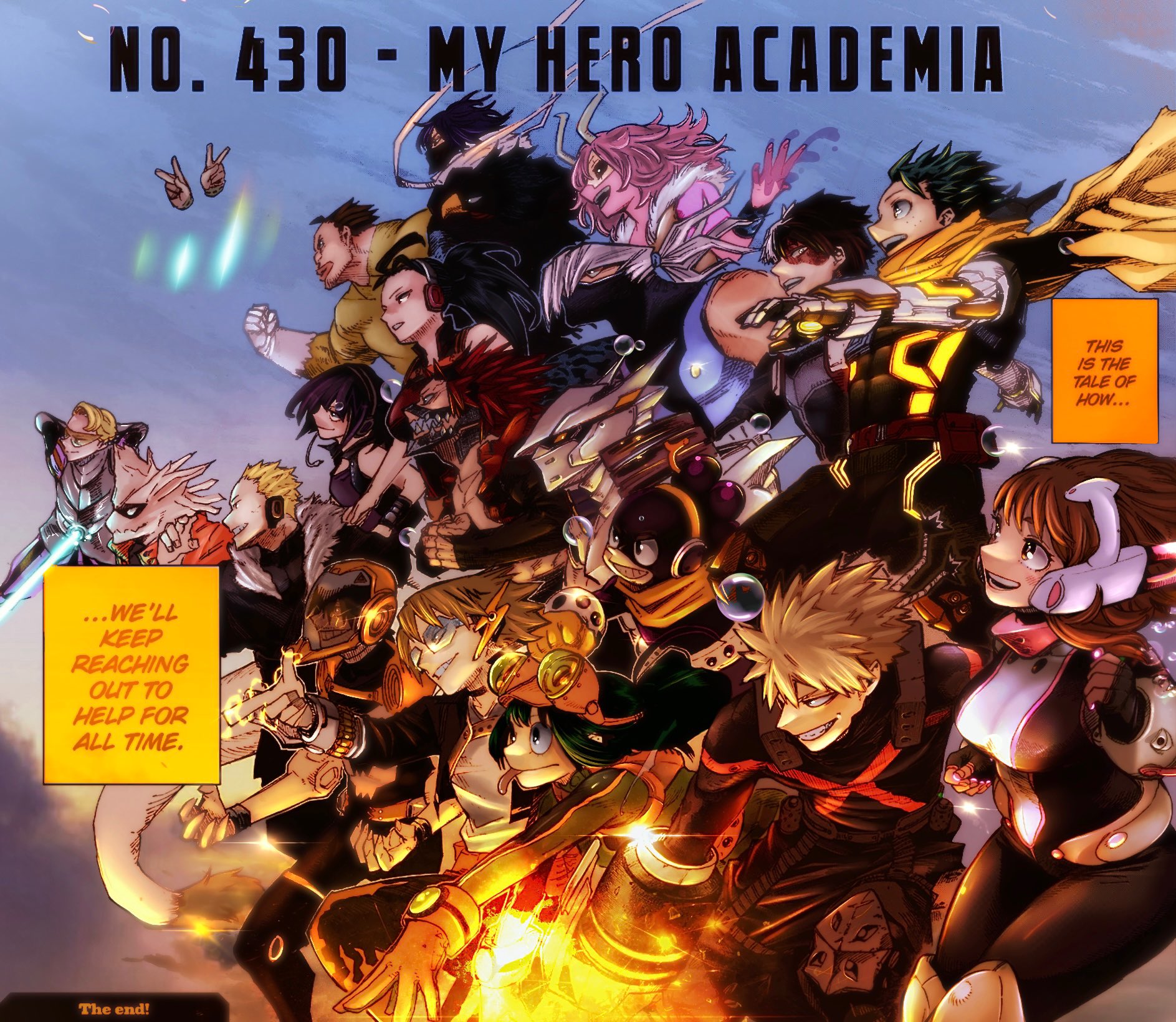 kat! on X: “#MyHeroAcadamia’s final page colored! I’m gonna miss 