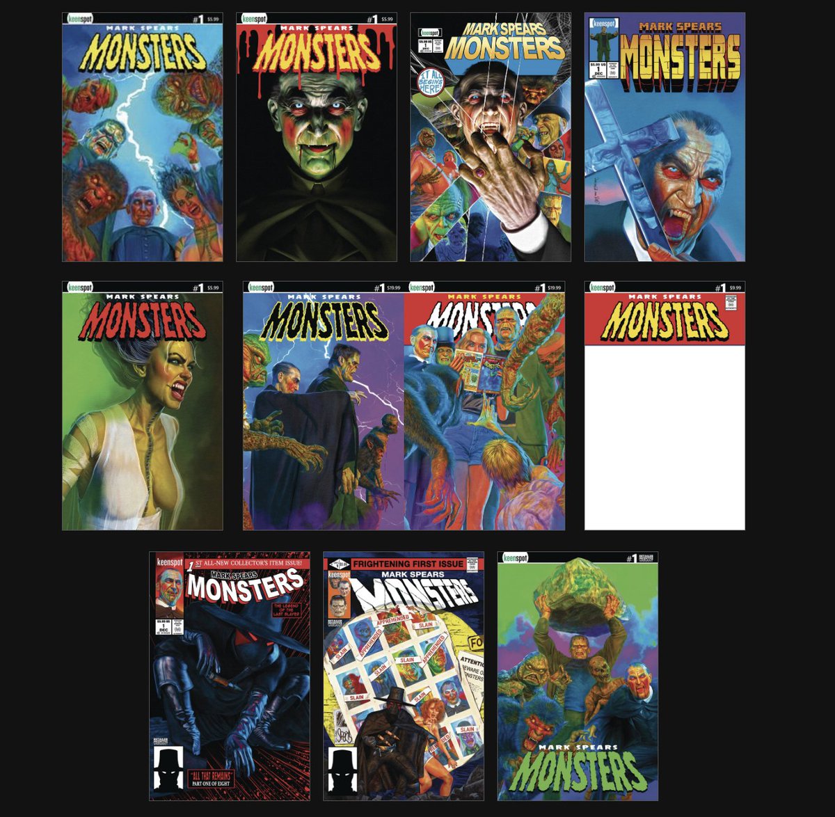 markspearsart's tweet photo. Today is the FOC (Final Order Cutoff) for Mark Spears Monsters #1. Make sure you message or call your local comic store to tell them to order some or to save you a copy! It releases Sept 25th just in time for Halloween! #markspearsmonsters #comicbooks #comicstores https://t.co/8bbGVUYPyn