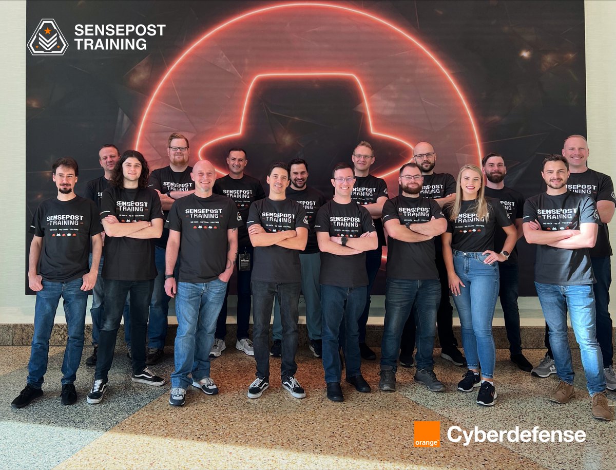 Our <a href="/sensepost/">Orange Cyberdefense's SensePost Team</a> training team has been going strong for the last two days and are ready to go for the next two days of training at Black Hat #USA !🚀

We Hack.
We Train.
You PWN!

#BHUSA2024 #BlackHat #LasVegas #SensePostTraining #orangecyberdefense