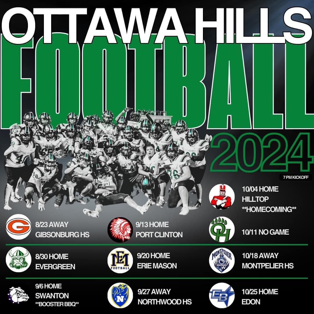 18 days away 💚🐻🏈
<a href="/beecee419/">Coach Brandon Carter</a> <a href="/OHillsFootball/">Ottawa Hills Football</a> <a href="/OH_Boosters/">Ottawa Hills Athletic Boosters</a>
<a href="/OHLS_GreenBears/">Ottawa Hills Athletics</a>