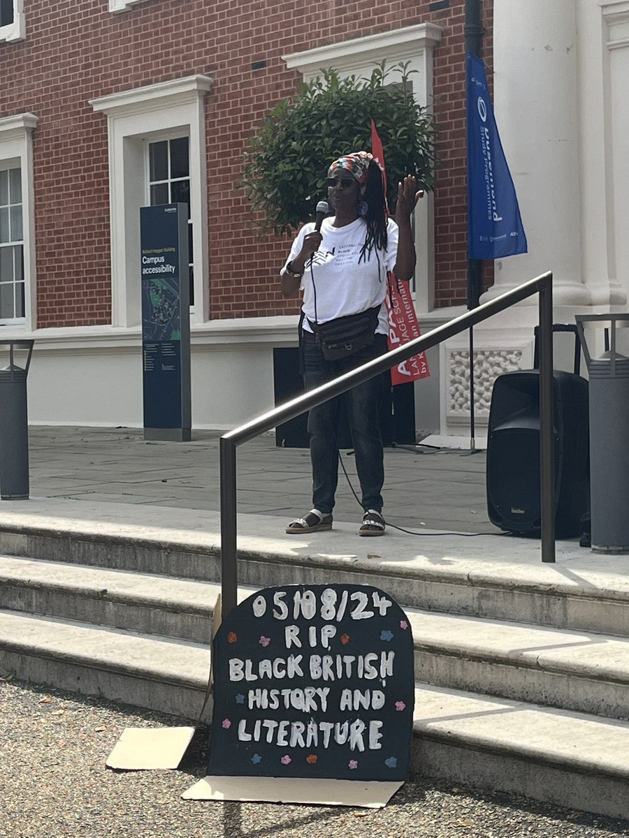 @ hollyscooper on blue 🌥️ (@hollyscooper_) on Twitter photo Thank you to everyone who up came out for the demo today!! A massive 👏🏽👏🏽 to all our speakers. Thank you to <a href="/GoldsmithsUCU/">Goldsmiths UCU</a>, <a href="/OxfordStudents/">Oxford SU</a>, <a href="/BlackBritHistMA/">MA Black British History</a>, <a href="/BlackWriteGold/">MA Black British Literature (2015-2024)</a>, <a href="/QueerHistGold/">Centre for Queer History</a> 🫶🏽🫶🏽
Today was proof of Goldsmiths immense legacy of activism, innovation, and community Thank you to everyone who up came out for the demo today!! A massive 👏🏽👏🏽 to all our speakers. Thank you to <a href="/GoldsmithsUCU/">Goldsmiths UCU</a>, <a href="/OxfordStudents/">Oxford SU</a>, <a href="/BlackBritHistMA/">MA Black British History</a>, <a href="/BlackWriteGold/">MA Black British Literature (2015-2024)</a>, <a href="/QueerHistGold/">Centre for Queer History</a> 🫶🏽🫶🏽
Today was proof of Goldsmiths immense legacy of activism, innovation, and community