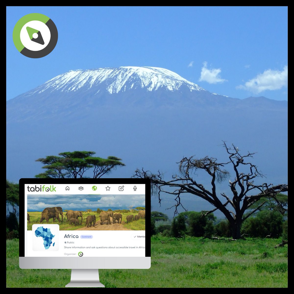TabiFolk's tweet photo. We have a group focused on accessible travel across Africa! Share your stories, and insights, and connect with fellow travelers passionate about exploring this incredible continent. Join here: https://t.co/W0YuMLQ53S https://t.co/CAMyEvtNxl