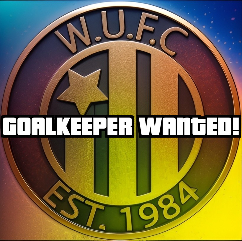 Are you a goalkeeper without a club? Or looking for a fresh challenge? We are on the lookout for a committed goalkeeper ahead of the new season. If you're interested in joining us, please get in contact!

#Woodies

#GoalkeeperWanted
#GoalkeeperNeeded
#NewGoalkeeper
#Goalkeeper
