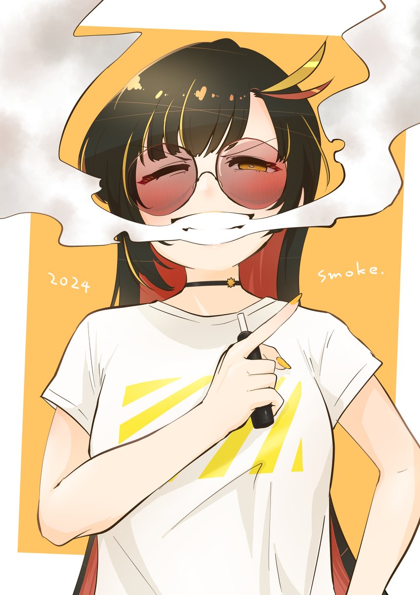「らくがきおわりました!たのしかった〜!!嬉しいお言葉をもらえてありくいはHAPP」|おおおおありくい♡快楽天11月号掲載中のイラスト