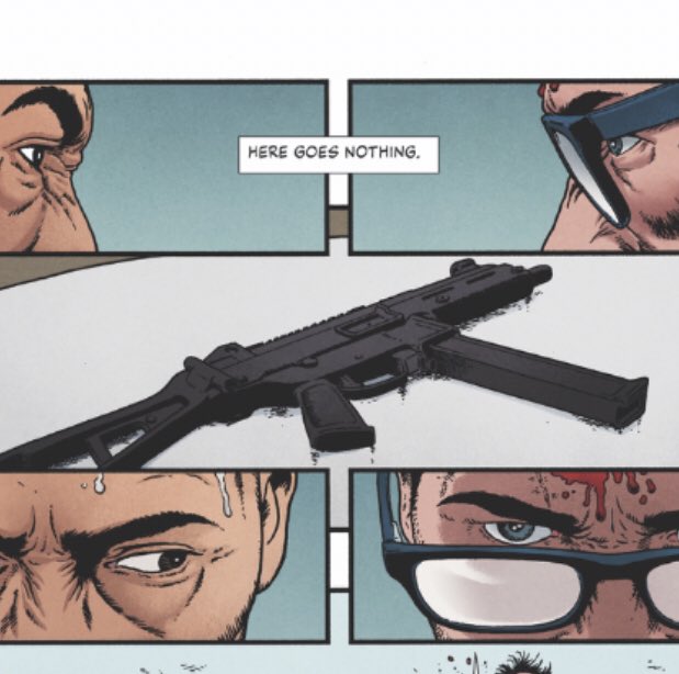 Drumroll please! At last we find out Al and Sophia’s fate in the final action-packed issue (no.6) of By Proxy, launching in <a href="/Dublincitycomic/">Dublin City Comics</a> by the lovely people of @Rogue_Comics_Ir and the creative team on Saturday 10th August. @MizMeowenstein <a href="/RichardJGaynor/">Richard Gaynor</a>  #mattsoffe #comics