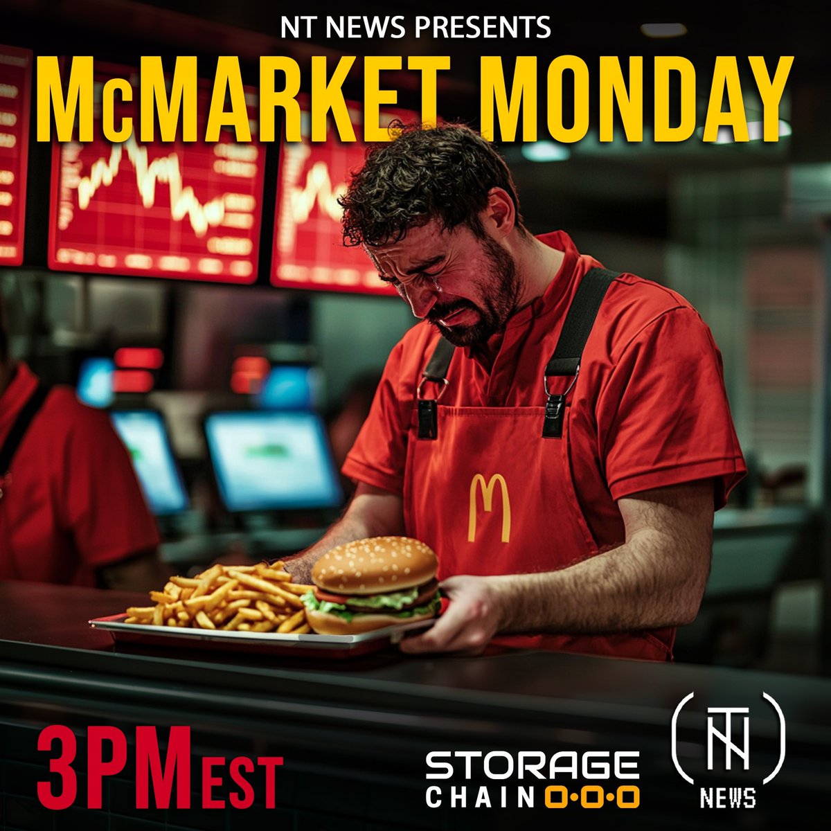 Neo_Tokyo_News's tweet photo. This Week on McMarket Monday:

* Crypto Is Nuke-ing (Market Analysis)
* Current State of Memecoins 
* Overall FUD In All Financial Markets 
* Trading Lords &amp; Their Ferraris
* @StorageChain’s Decentralised Solutions

LINK: https://t.co/IjJQN6KYW9 https://t.co/dfReEQgse0