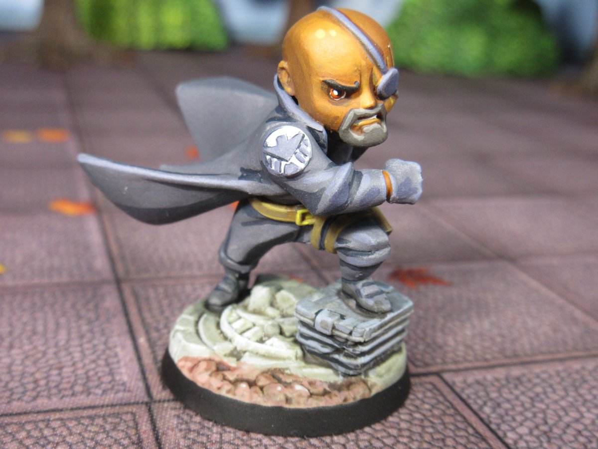 stratagon's tweet photo. "I knew the risk going in... do or die!"
@CMONGames @spinmastergames
#cmongames #MiniaturePainting #Commissions #Boardgames #Wargames #Miniatureart #Tabletopgames #Miniatures #Marvel #MarvelUnited #MCU #SHIELD #NickFury #NickFuryJr https://t.co/95UgQ6xk2e
