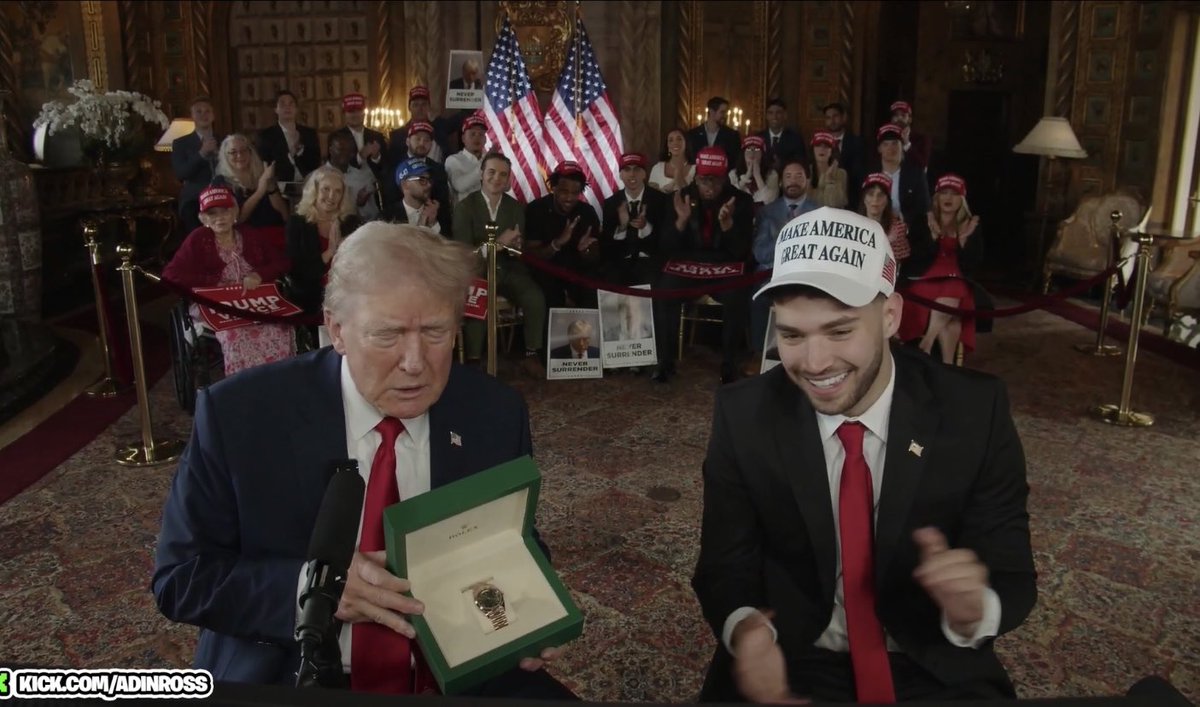 brianammarks's tweet photo. We really got trump on a stream before gta 6 😂😭 #AdinRoss #DonaldJTrump #KickStreaming https://t.co/gjFP7ItEdK