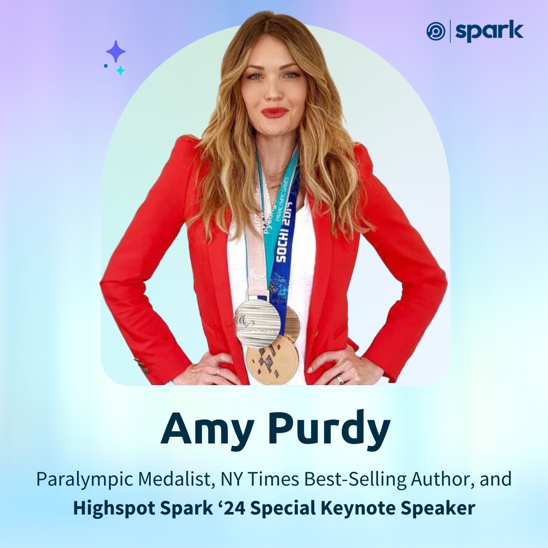 Try. Fall. Get back up. Repeat.
As many times as it takes.
Resilience is key 🔑

We’re thrilled to welcome Amy Purdy to Spark ‘24 ✨

We’ll see you there 👇
hghspot.co/4fA1cVZ

#Spark24 #enabletheimpossible #keynote #speaker