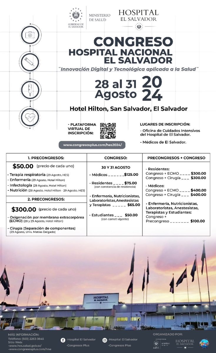 MemebelloBello's tweet photo. Estimados amigos, les invitamos a este evento que el Hospital ha preparado desde hace meses y que esperamos cubra todas sus expectativas. Les estaremos brindando más detalles de los precongresos de enfermería, nutrición, infectología y precongreso de ECMO. https://t.co/wTe3C6PUVv