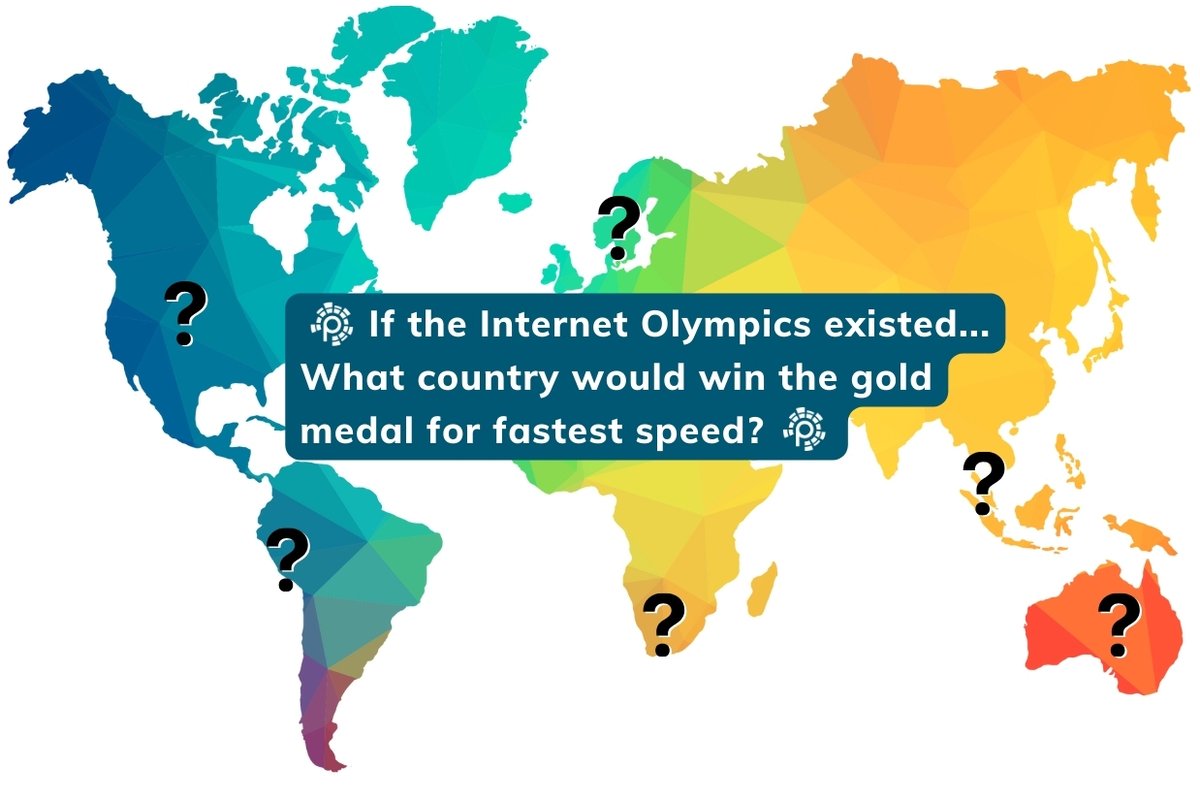 Do you know which country has the fastest internet? We love seeing the entire world competing right now in the Summer Olympics and wondered... If internet speeds were an Olympic sport, who would take home the gold?

Find out at pulsefiber.org/in-the-interne…