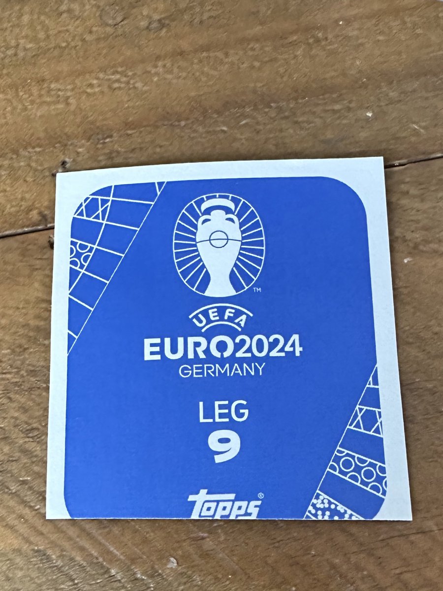 Tomouse91's tweet photo. @Topps_UK My son has finally finished his legend page in his #Euro2024 album, but half of the sticker is missing. Any chance of a replacement? These stickers are now few and far between. #MakeMy4yearoldHappy 🙏🏻 https://t.co/ZD6QfaRCsE