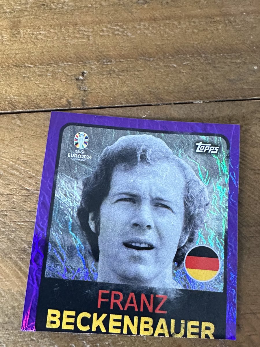 Tomouse91's tweet photo. @Topps_UK My son has finally finished his legend page in his #Euro2024 album, but half of the sticker is missing. Any chance of a replacement? These stickers are now few and far between. #MakeMy4yearoldHappy 🙏🏻 https://t.co/ZD6QfaRCsE