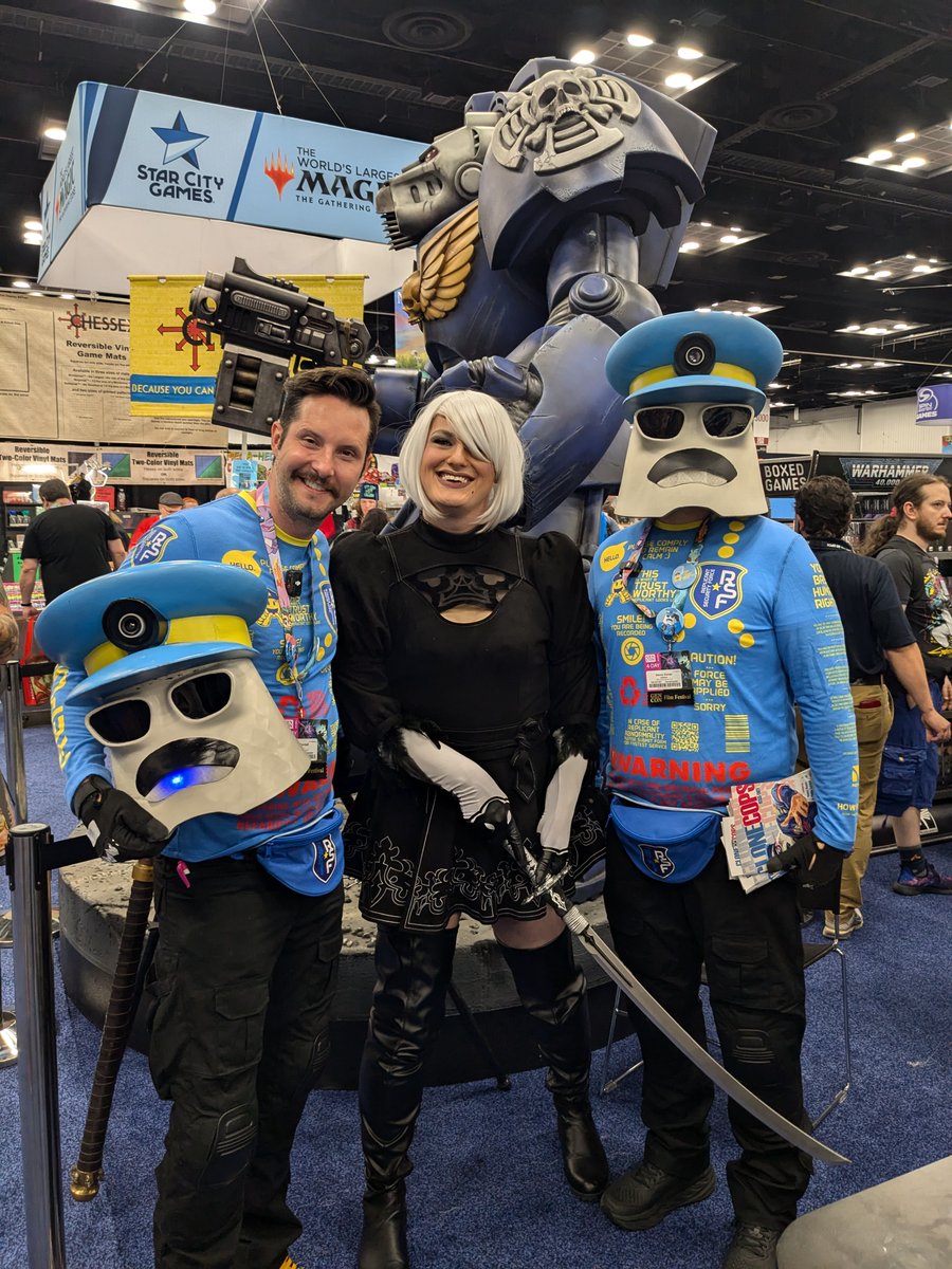 docseraph's tweet image. My Friday #GenCon2024 cosplay was 2B from #NieR_Automata. It was an absolute blast getting to meet all the other cosplayers!