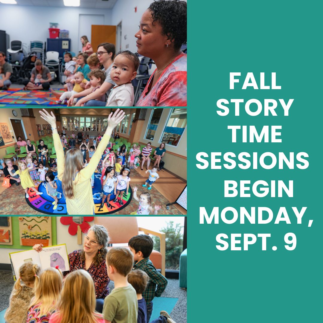 Summer Story Times are winding down! ☀️ Join us for one last adventure before the season ends this week. While you enjoy the rest of your summer, our librarians will be busy planning exciting new stories and activities for our Fall Story Times, starting Sept. 9!