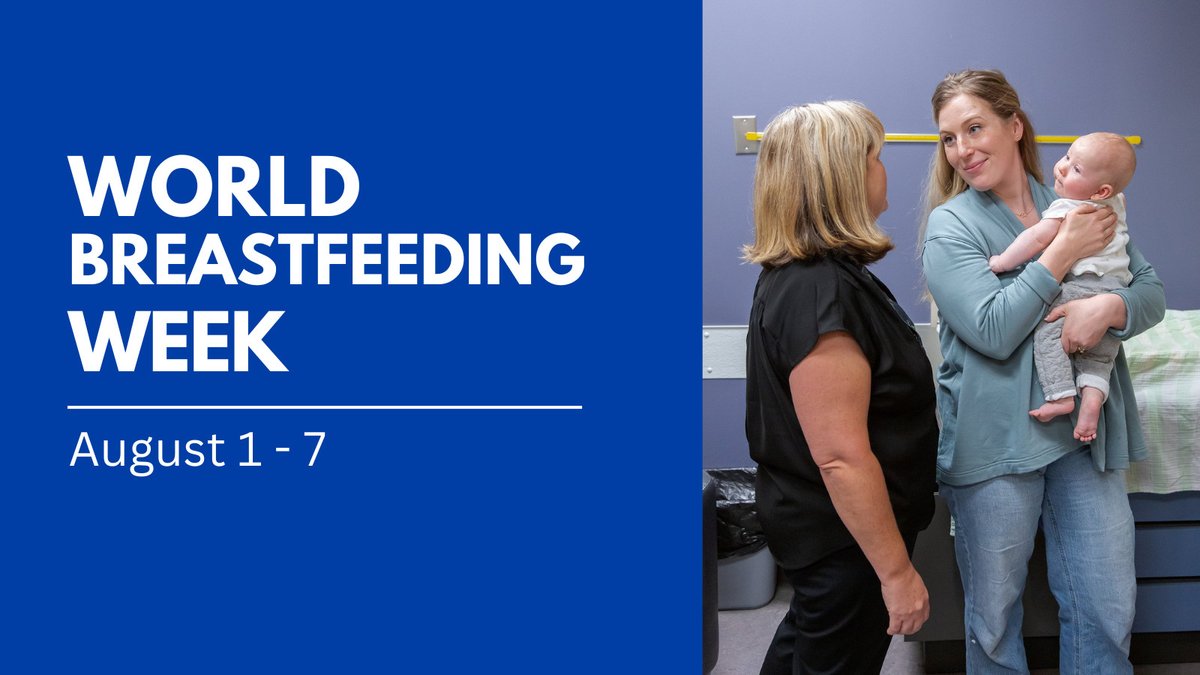 It’s World Breastfeeding Week! 
Learn more about breastfeeding/chestfeeding on our website or book an appointment for one-on-one support with a public health nurse: regionofwaterloo.ca/Breastfeeding