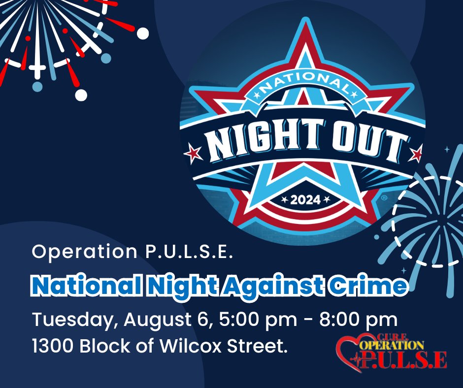 We are excited to join @operationpulse2  tomorrow for a National Night Out celebration!