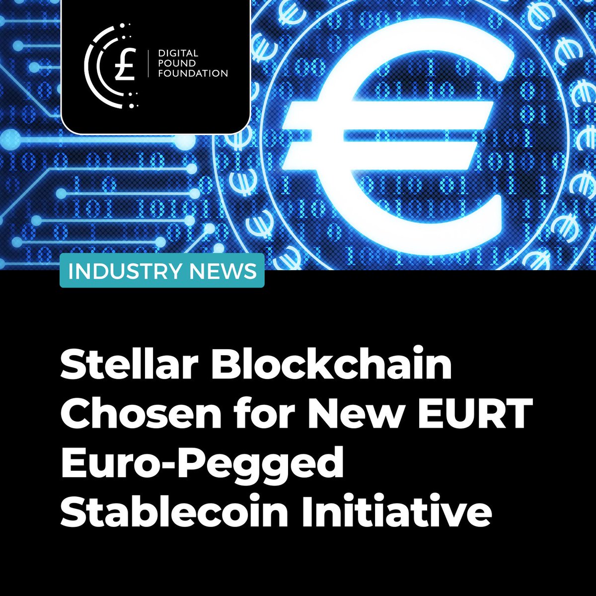 digitalpoundfdn's tweet photo. A new #Euro-pegged #stablecoin, #EURT, is being launched on the #Stellar #blockchain with the aim of being fully #MiCA compliant 👉 https://t.co/6MQEIC6D6z 
...
#DigitalEuro #DigitalCurrency #DigitalMoney #Crypto #Payments #Cryptoassets #DLT #FinTech #Policy #Europe | @StellarOrg https://t.co/FvEWqDueL3