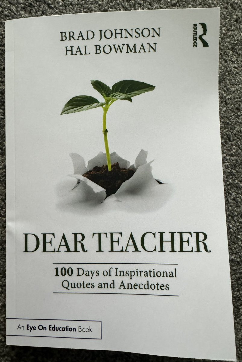 HealeySchool's tweet image. Thank you @DrBradJohnson and @halbowman for your book. 
Love it and will share it with our team, as great reminders of why we do what we do ♥️🤩
#teachingrocks