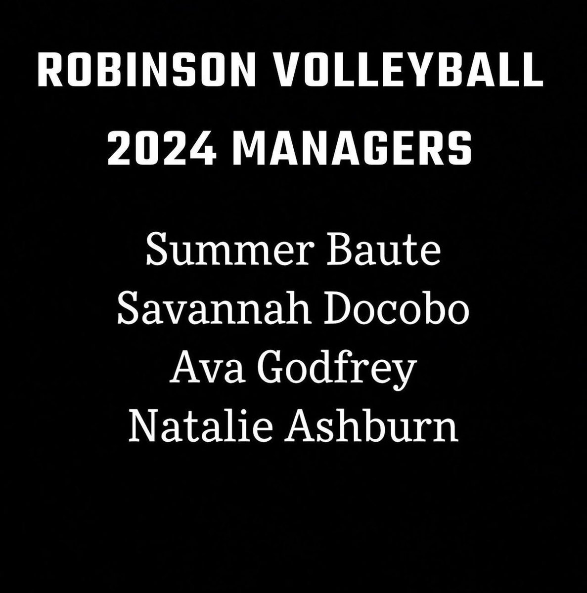 RobinsonHS_VB's tweet image. Introducing the 2024 Robinson Volleyball team! Looking forward to a great season! Lets Go KNIGHTS ! @Biggamebobby @PrepDigFL