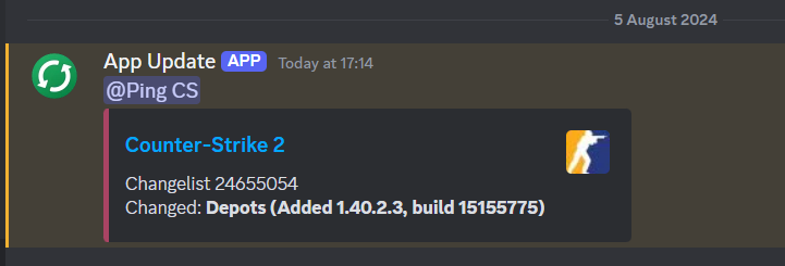 aquaismissing's tweet photo. CS2 devs have made a backup for the current version of the game. Usually they make these before (or after) dropping something new, so that TOs can rollback to the previous version.

Does this mean new update soon? Maybe, but we are waiting here: https://t.co/7ZRXI274MF https://t.co/Y4kTpBAzR2