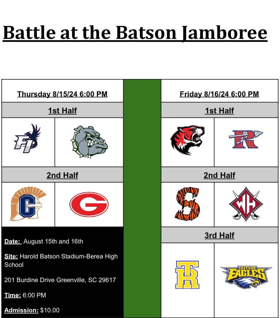 Berea High School Athletics tweet media