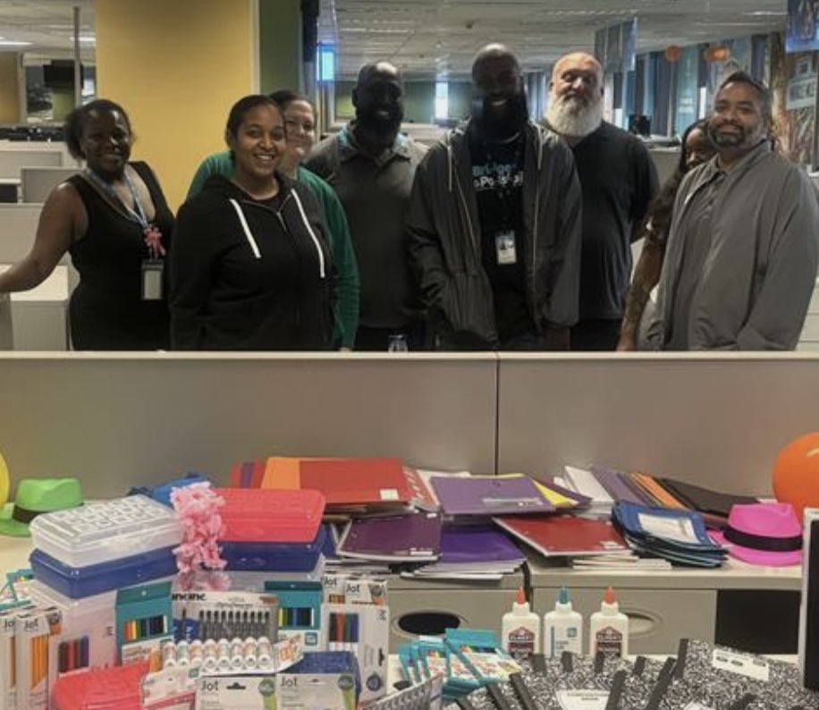 Connected Community Support Staff (@backoffice4335) on Twitter photo Back Pack. Back Pack. 🎒Our group gave back for back to school. We were able to purchase over $300 worth of supplies and book bags for back to school.🎒🖍️📚📓✏️📝 <a href="/ATT/">AT&T</a> <a href="/LifeAtATT/">Life at AT&T</a> <a href="/lcsmith0925/">Laniki Smith</a> <a href="/WeRtheNAC/">National Acquisition Centers</a> Back Pack. Back Pack. 🎒Our group gave back for back to school. We were able to purchase over $300 worth of supplies and book bags for back to school.🎒🖍️📚📓✏️📝 <a href="/ATT/">AT&T</a> <a href="/LifeAtATT/">Life at AT&T</a> <a href="/lcsmith0925/">Laniki Smith</a> <a href="/WeRtheNAC/">National Acquisition Centers</a>