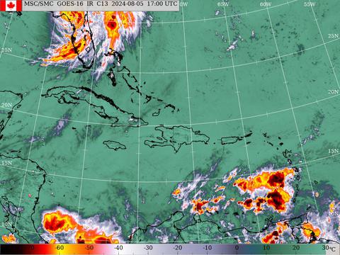 uhmhaiti's tweet photo. Bulletin météo du Lundi 05 Août 2024
Situation synoptique dans la Caraïbe et sur l'Atlantique
Masse d'air très peu humide sur une bonne partie des grandes Antilles aujourd'hui. Cette situation pourrait toutefois combinée aux effets locaux pour accoucher..
https://t.co/gp5G7VwTI6 https://t.co/ouwlXrRZzq
