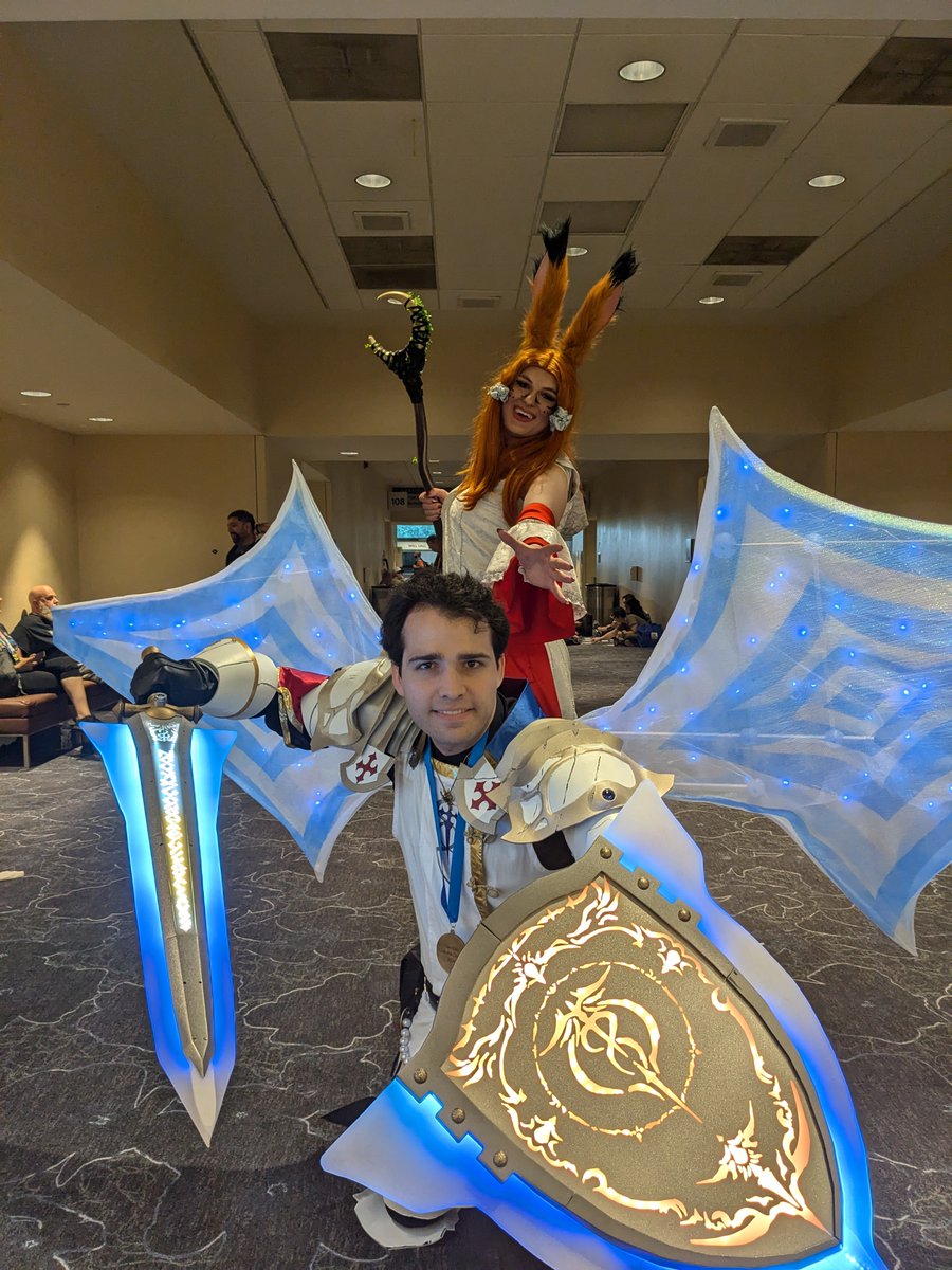 docseraph's tweet image. My last cosplay for friday at #GenCon2024 was my #FFXIV viera White Mage. I got to take such amazing pictures and hang out with some absolutely awesome people. I can't wait for next year!