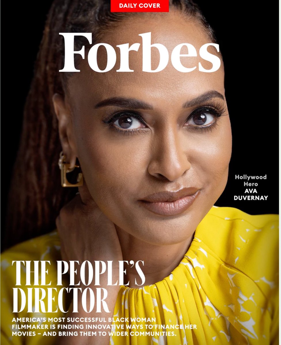 ARRAYNow's tweet photo. ARRAY Founder Ava DuVernay graces the cover of Forbes to discuss new pathways for independent film financing. https://t.co/3f5l8fiXNG