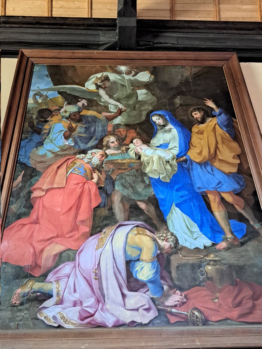 ch_hasenfratz's tweet photo. Tableau L'adoration des mages attribué à FrÚre Luc ver 1670
Eglise St Martin #Guerville
#TerreDeSeine #MagnifiqueFrance #patrimoine https://t.co/dIwte6MPhR