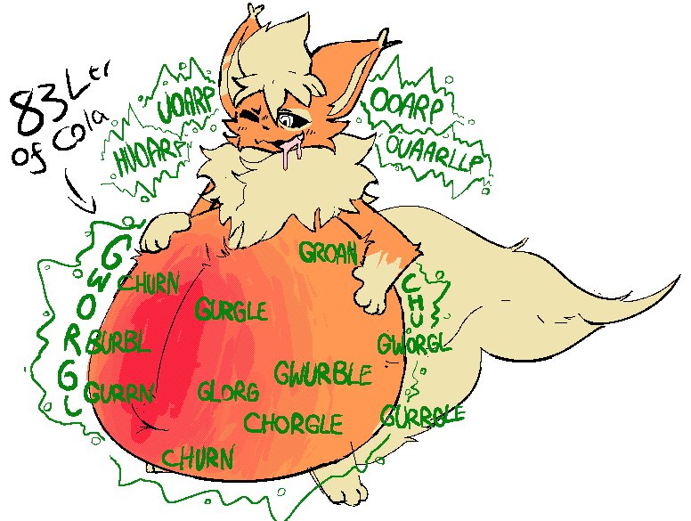 cw/ inflation, achey lookin belly 

Old piece of himb having a lil too much soda :3